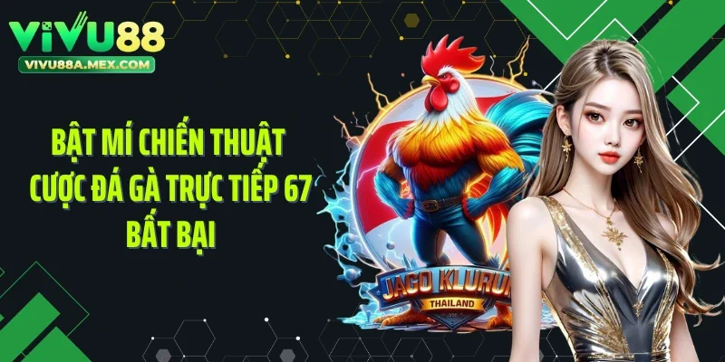 Bật mí chiến thuật cược đá gà trực tiếp 67 bất bại