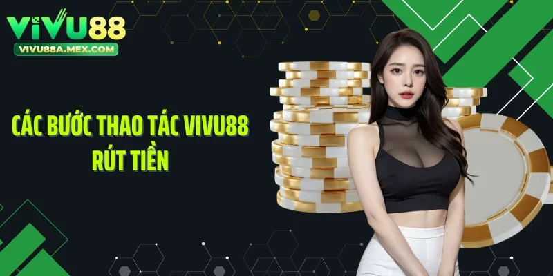 Các bước thao tác Vivu88 rút tiền