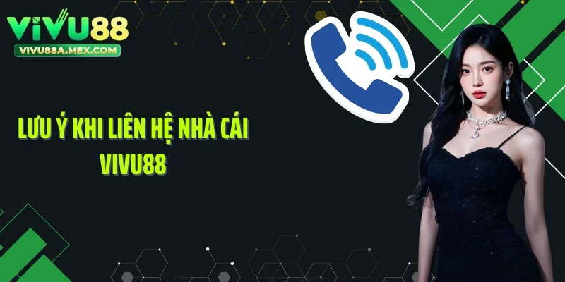 Lưu ý khi liên hệ nhà cái Vivu88