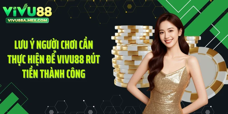 Lưu ý người chơi cần thực hiện để Vivu88 rút tiền thành công