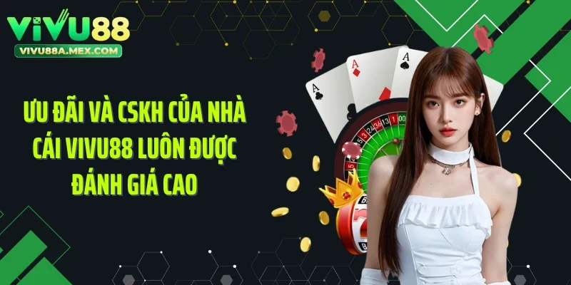 Ưu đãi và CSKH của nhà cái VIVU88 luôn được đánh giá cao